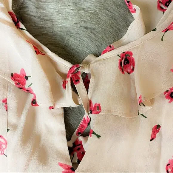 NWT Flynn Skye Mimi Pink Floral Mini Dress Sz. XS - Picture 6 of 6